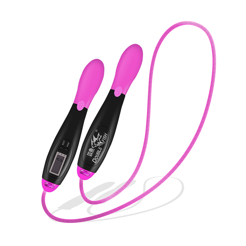 Jump rope with electronic counting Jump rope with electronic counting