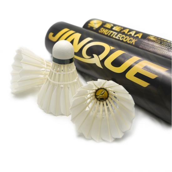 Top Quality Natural Feather JINQUE Shuttlecock AAA Top Quality Natural Feather JINQUE Shuttlecock