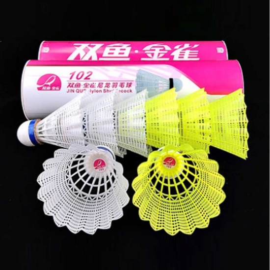 High quality Double Fish Jinque 102 Nylon Shuttlecock